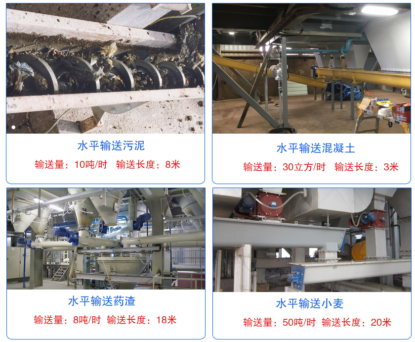 水平螺旋輸送機客戶案例